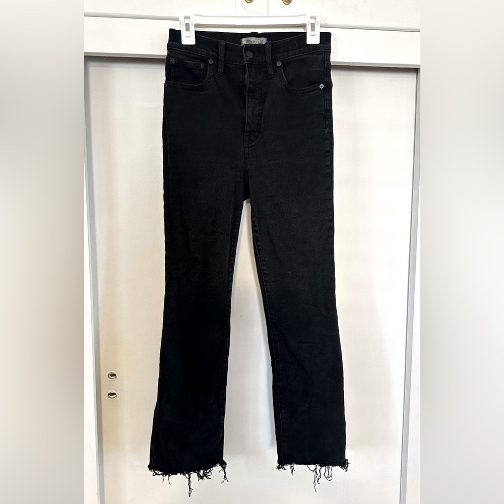 Madewell Cali Demi boot black jeans